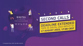 Second wave of calls for proposals under the Digital Europe Programme 2021-2022