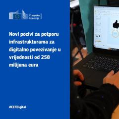 New calls to support digital connectivity infrastructures worth EUR 258 million