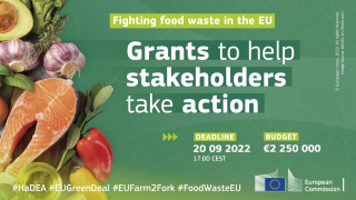 Fighting food waste in the EU: new call for proposals to help stakeholders take action