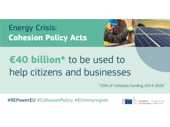 EU Cohesion Policy: New Exceptional Measures to Support Citizens and Companies with Energy Costs