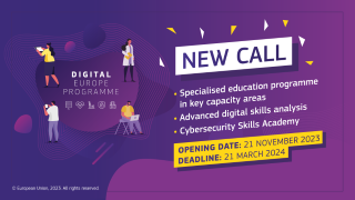 Call Announcement: 'DIGITAL-2023-SKILLS-05: Advanced Digital Skills' 